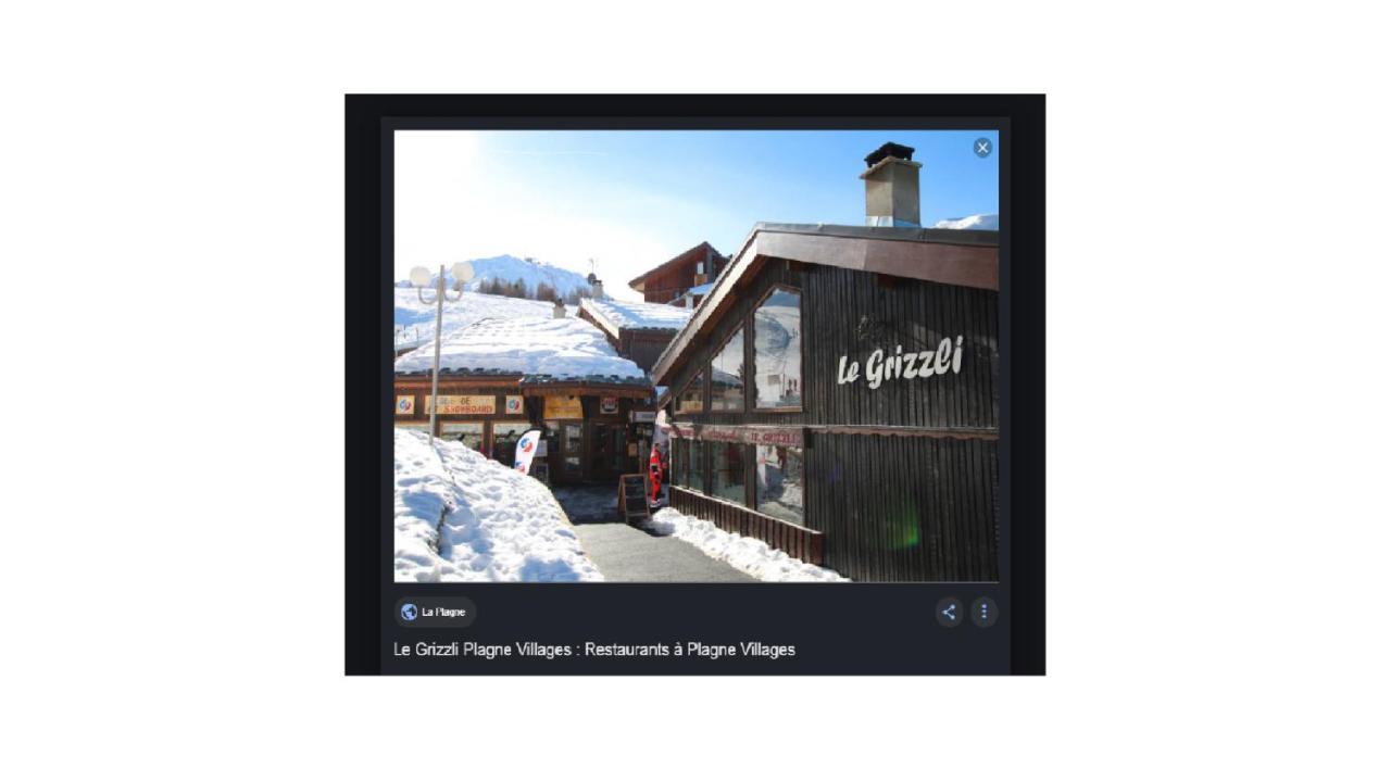 Studio 1 Piece Plagne Village 4 Personnes 2050 M Pied Des Pistes 拉普拉涅 外观 照片
